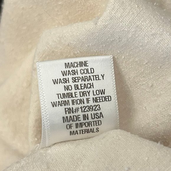 LACAUSA Silk Overalls in Natural, size M - Picture 8 of 8